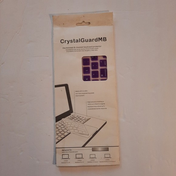 Violet Ultra Thin Silicone Keyboard Cover Skin for MacBook Pro 13" - Picture 7 of 7